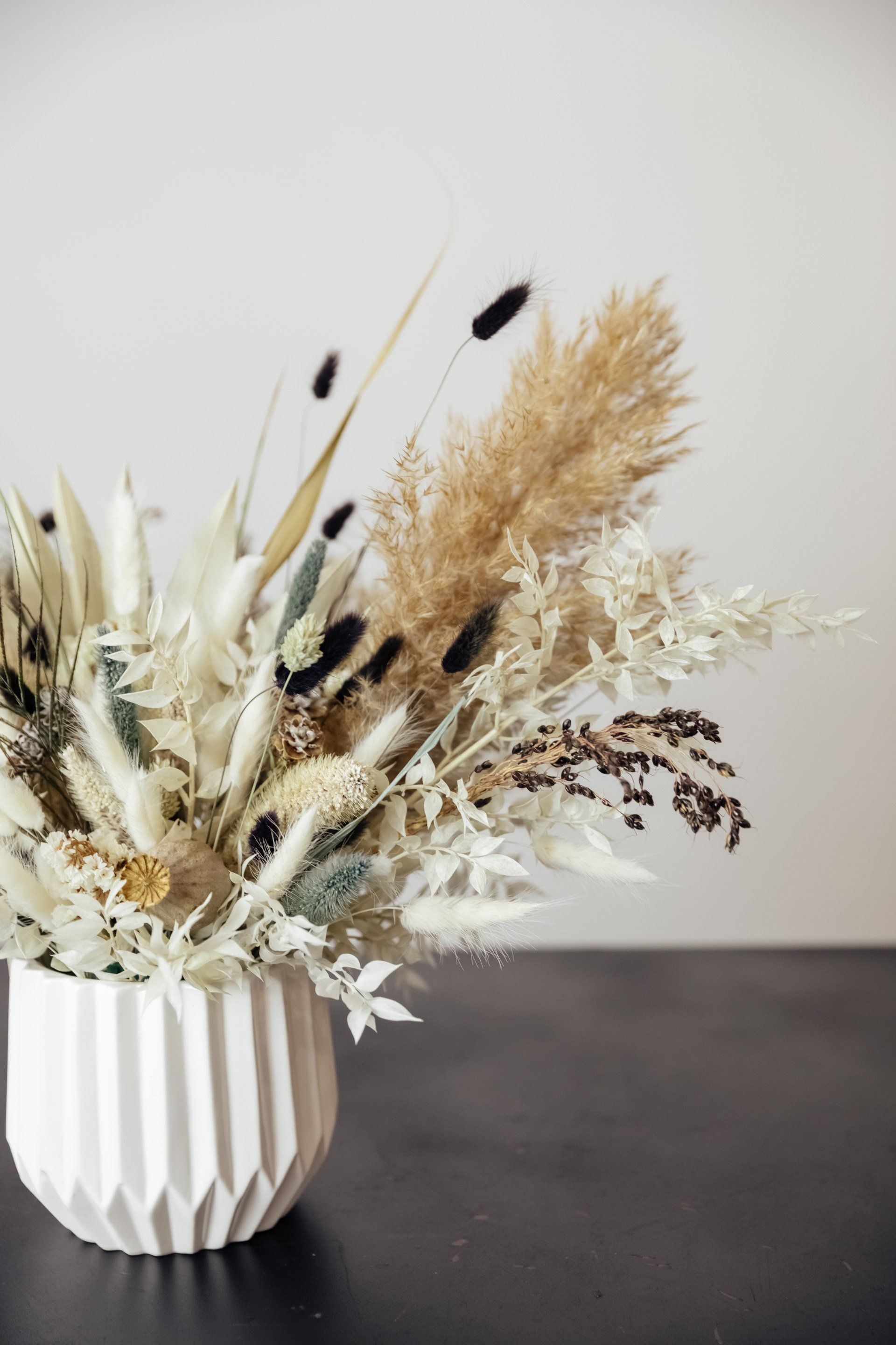 Bouquet de plantes séchées