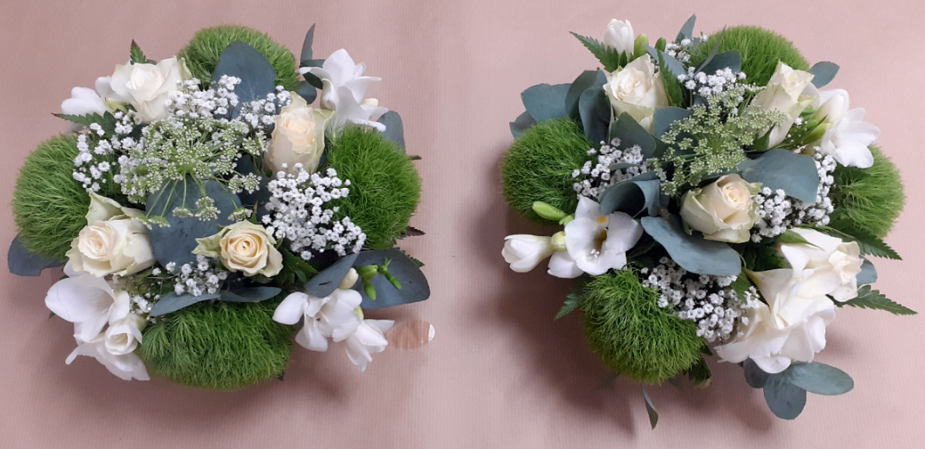 Composition - Fleurs et plantes vertes