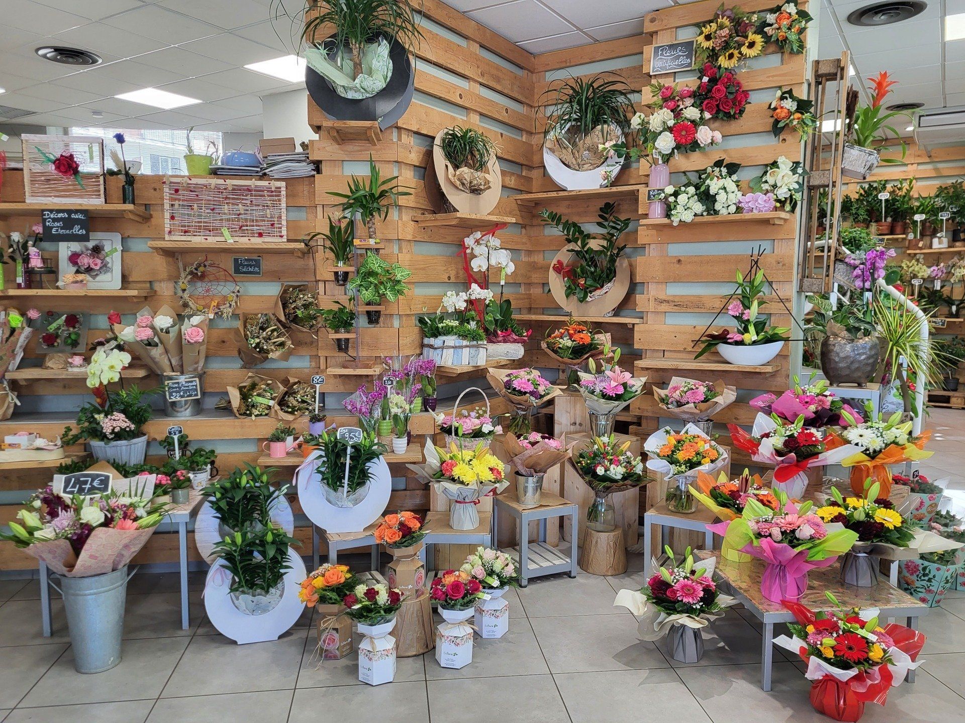 Compositions et bouquets du magasin