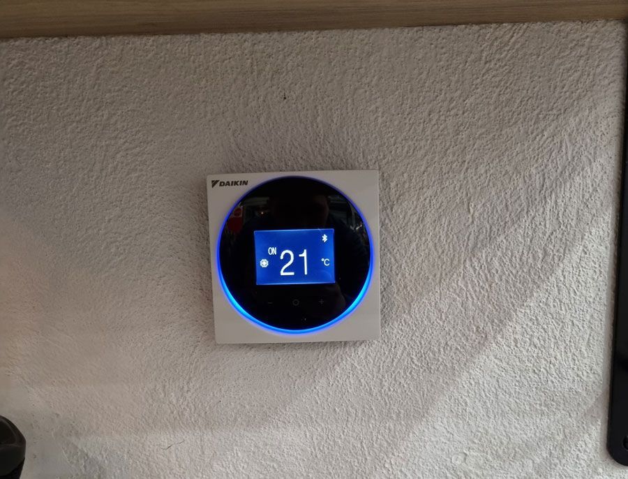 Thermomètre d’une climatisation professionnelle