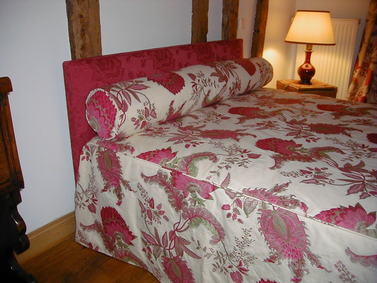 Tête de lit bordeaux