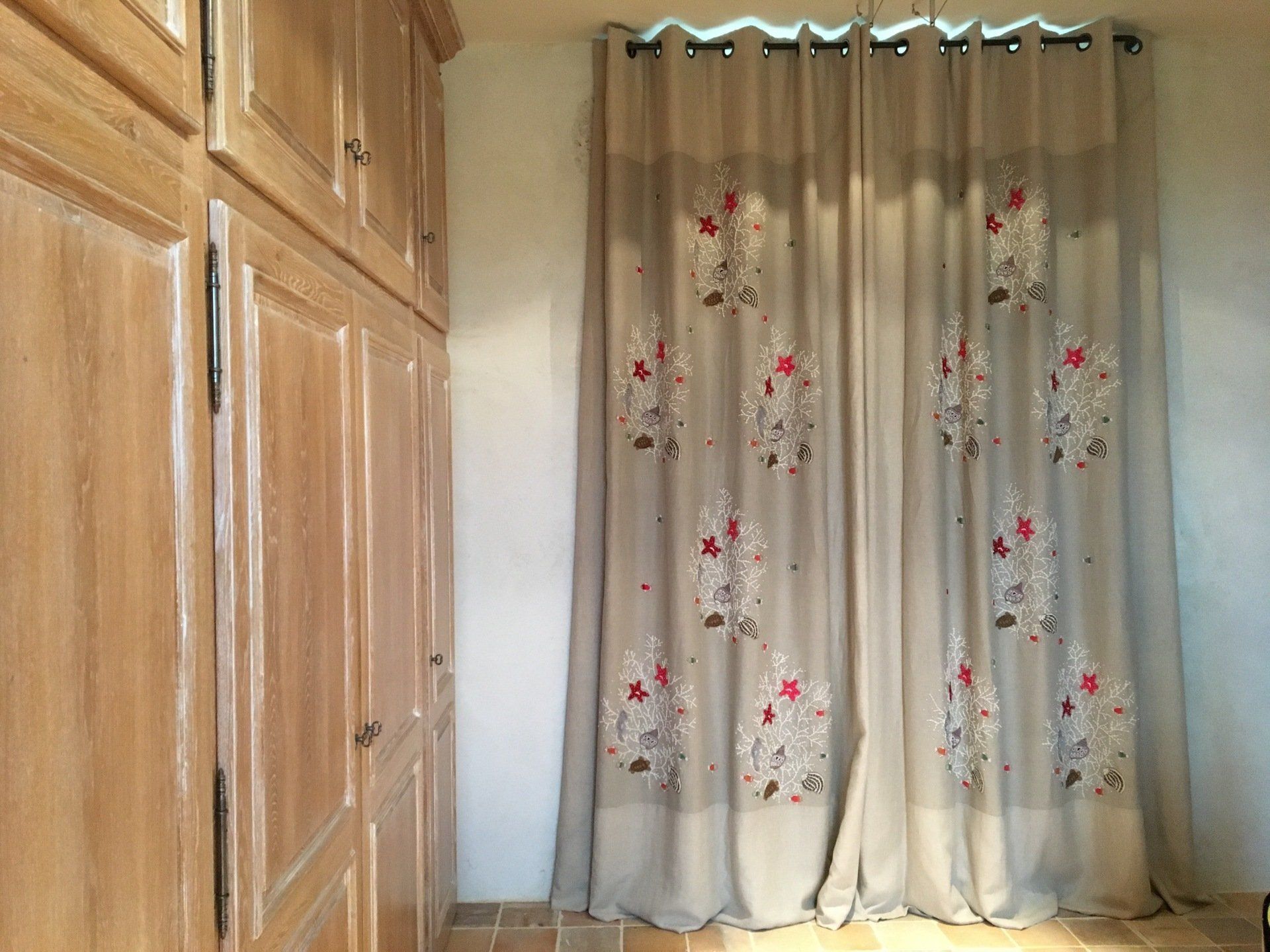 Rideau en toile de lin