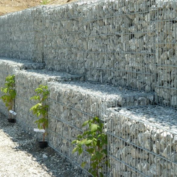 Natursteinmauern bestehendend aus Geröll