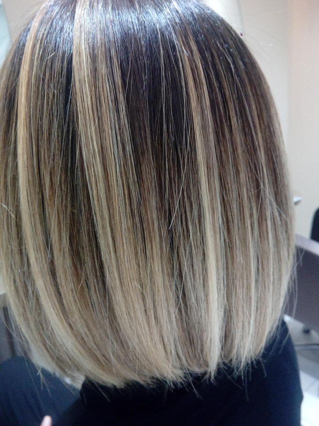 Ombre Hair Blond Carre