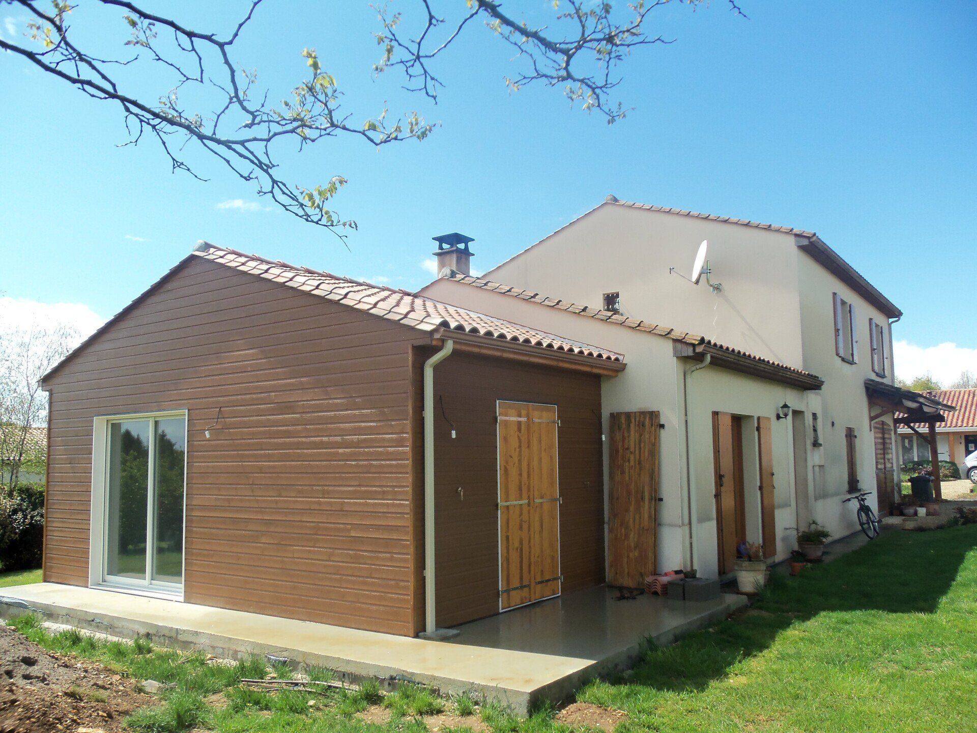 Extension en bois