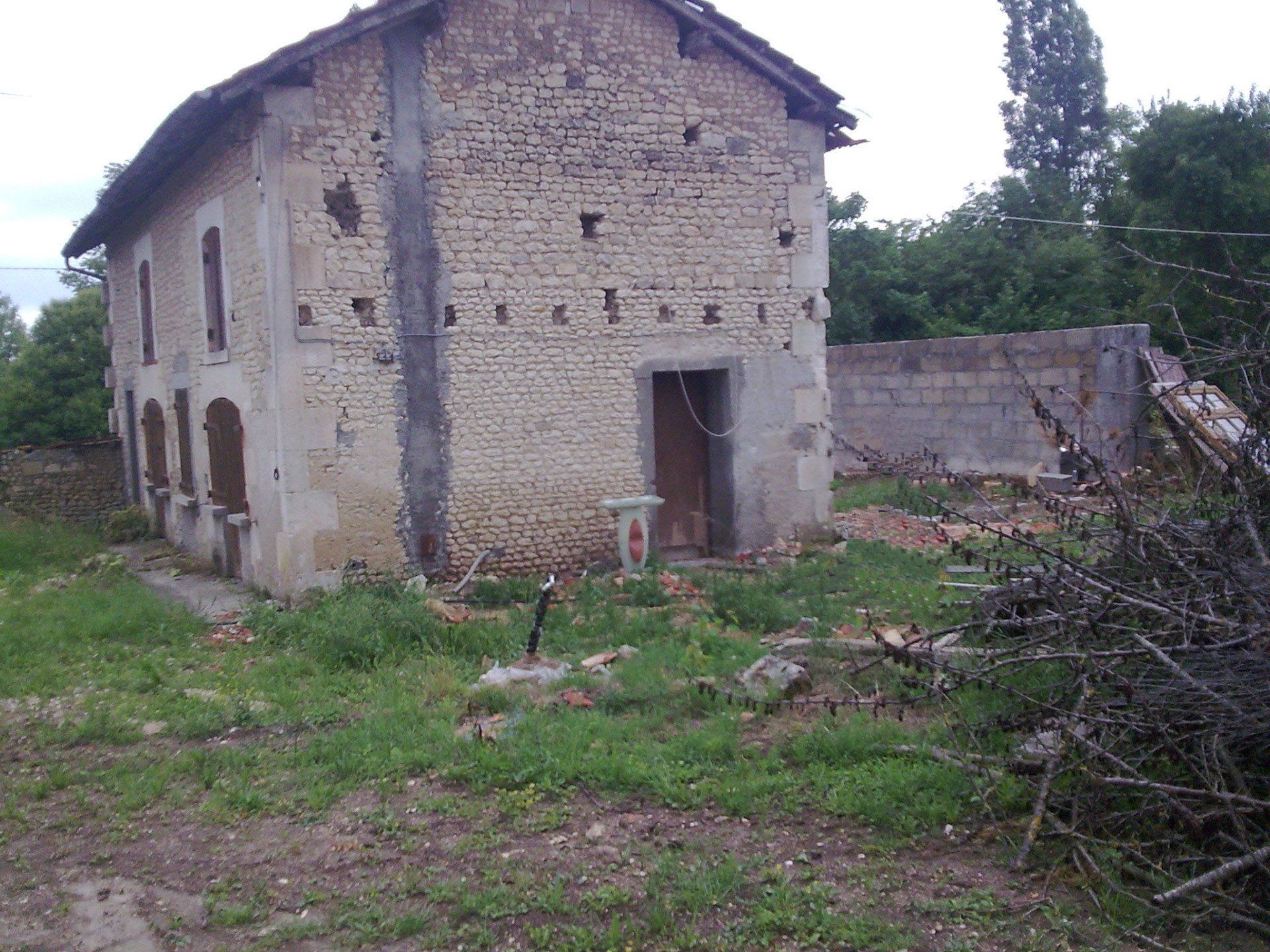 Grange avant rénovation et extension