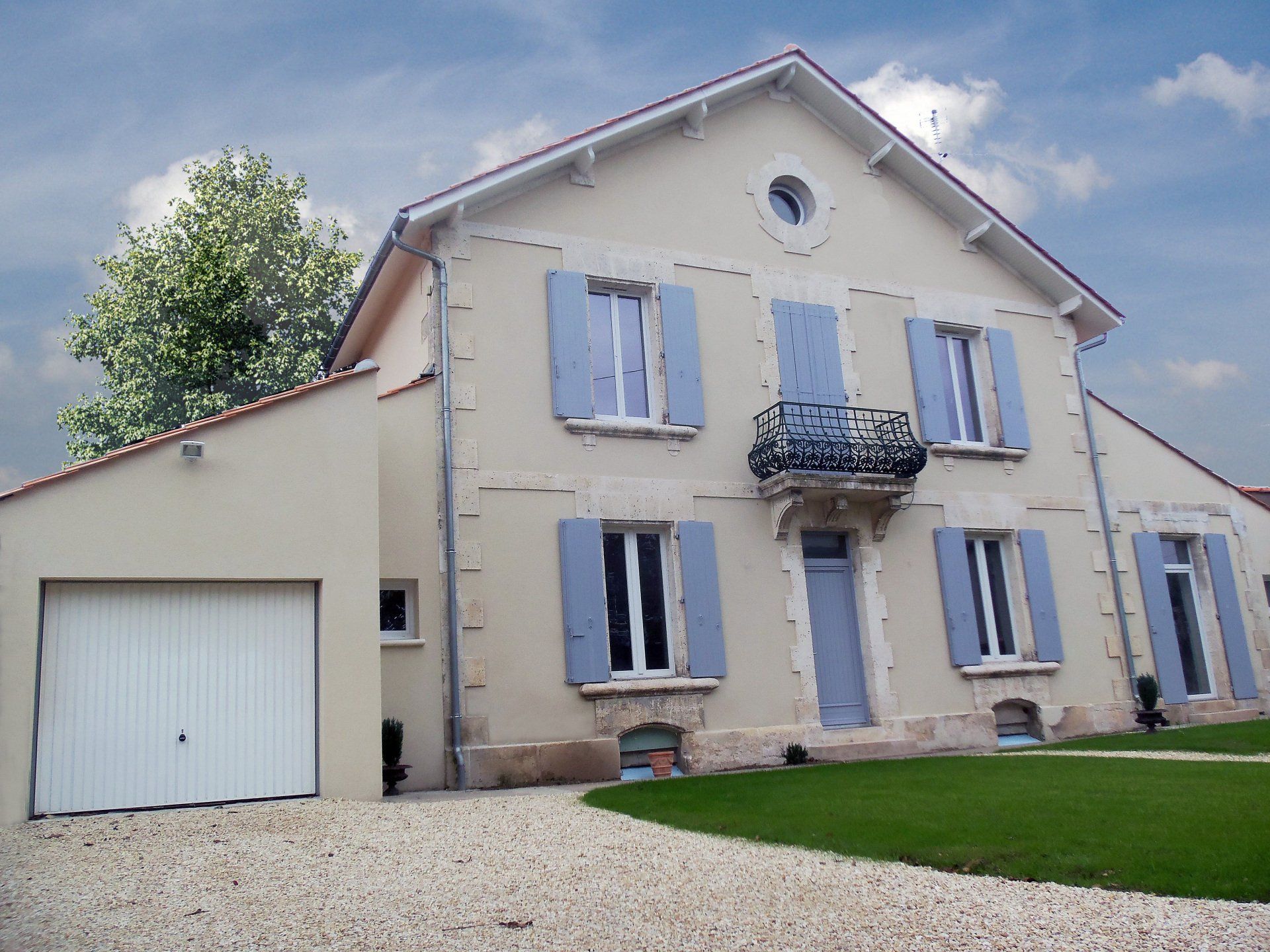 Maison charentaise après rénovation