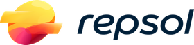 Logotipo de Repsol con "Gas&oacute;leos Badajoz, SL" y n&uacute;mero de tel&eacute;fono 924 480 313 sobre fondo azul.