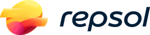 Logotipo de Repsol con "Gas&oacute;leos Badajoz, SL" y n&uacute;mero de tel&eacute;fono 924 480 313 sobre fondo azul.