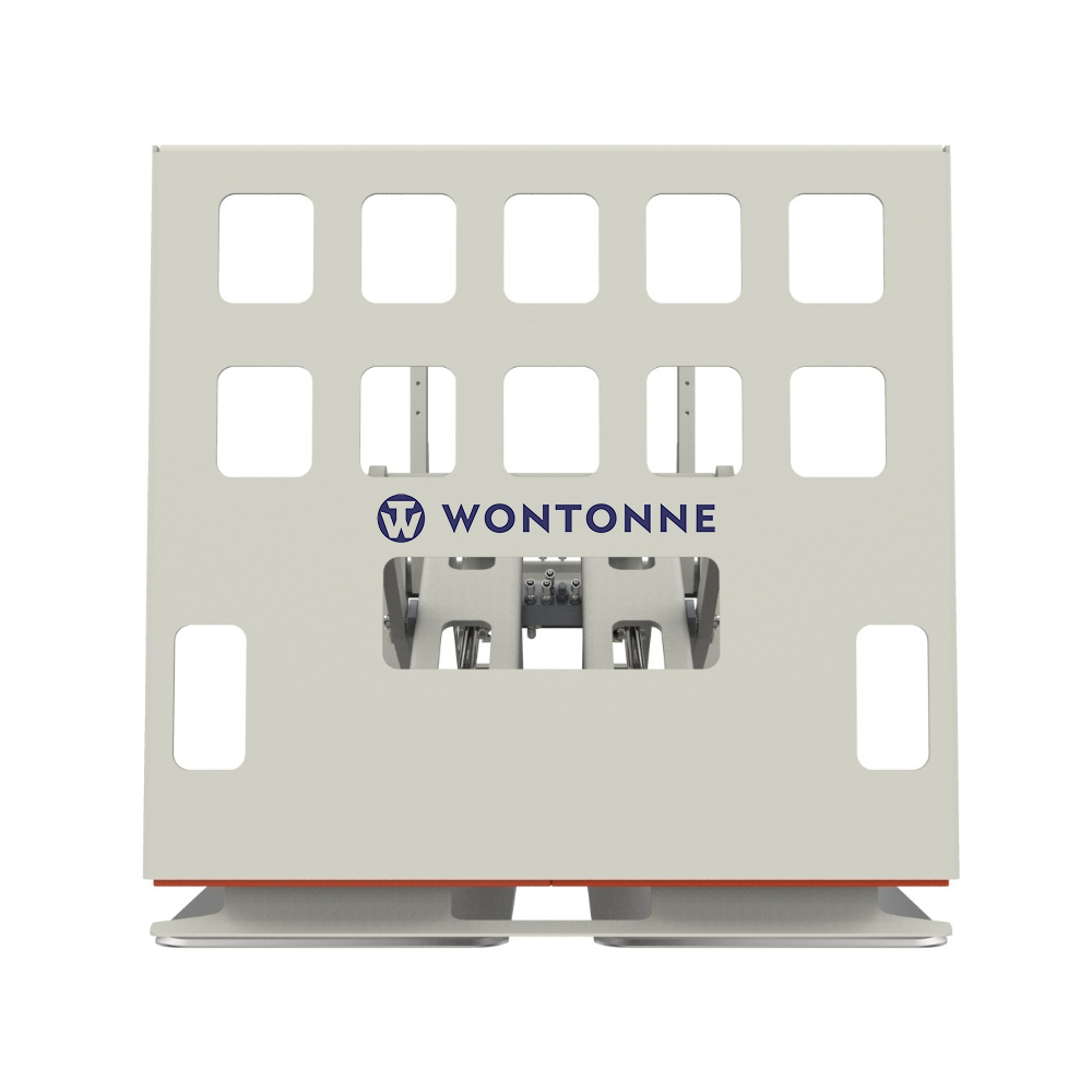 Eine weiße Schachtel mit dem Wort Wonton darauf.