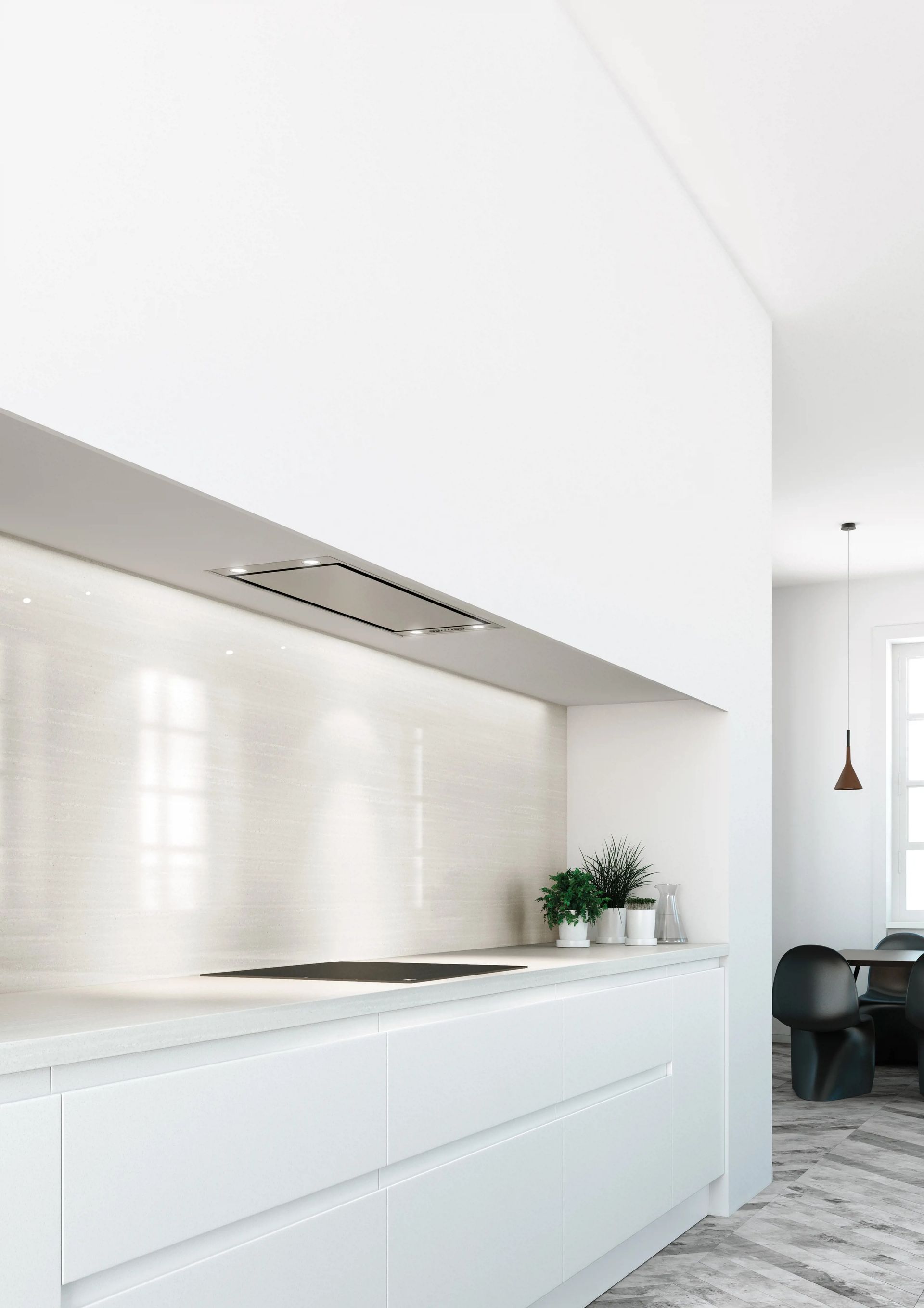 Cuisine toute blanche design