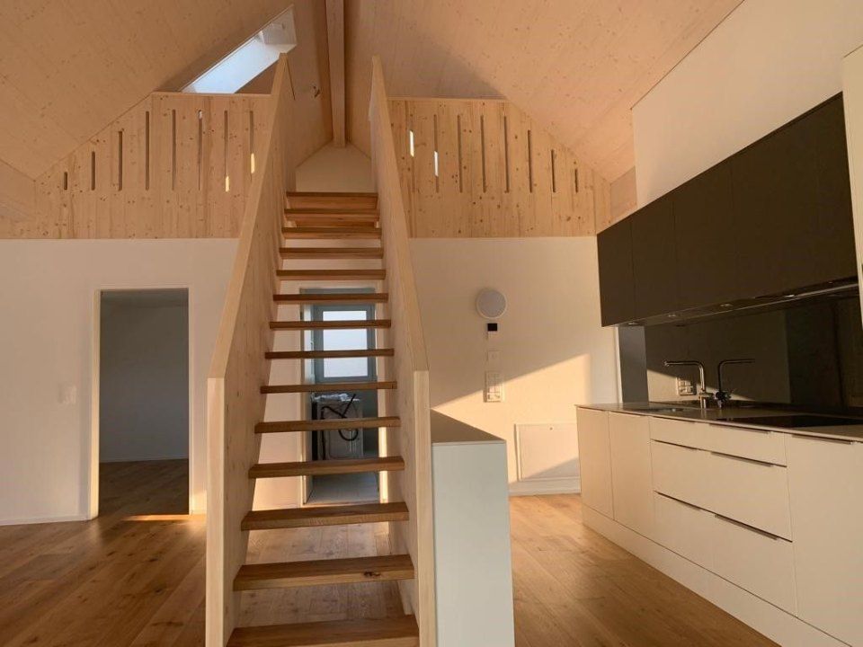 Parketttreppe der Bodenbeläge Musliu AG
