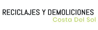 A logo for reciclajes y demoliciones costa del sol