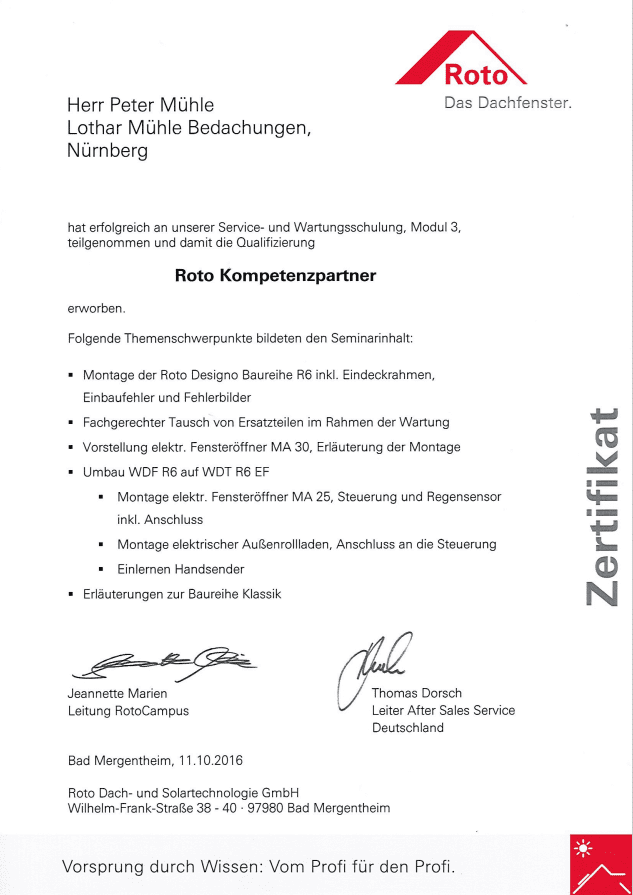 Roto Kompetenzpartner