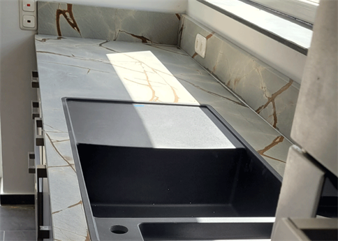 Marmor Esser Arbeitsfläche aus Marmor für Küche