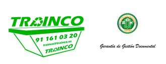 Un logotipo verde y blanco para una empresa llamada tronco