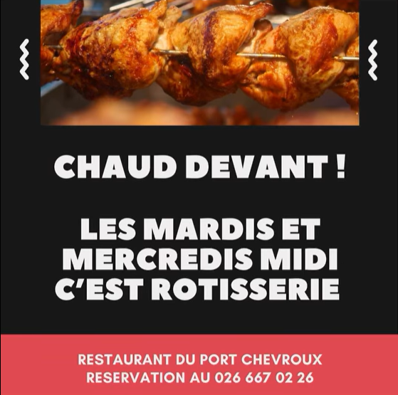 événement restaurant du port chevroux
