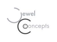 Ein Logo für Jewel Concepts, ein Unternehmen, das Schmuck verkauft.