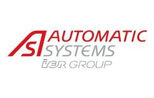 Das Logo der Automatic Systems ier Group ist rot und weiß.