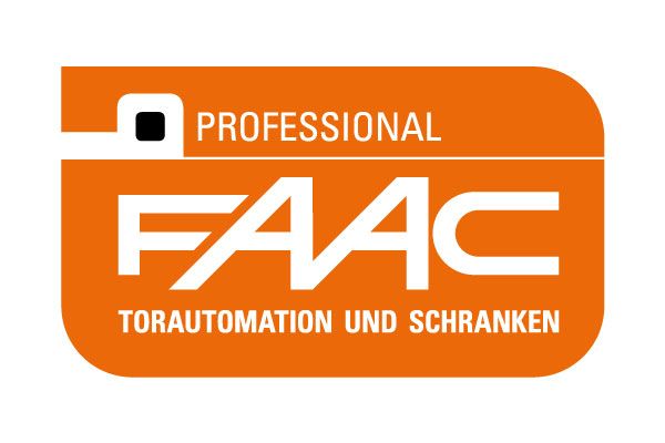 A logo for faac professional torautomation and schranken