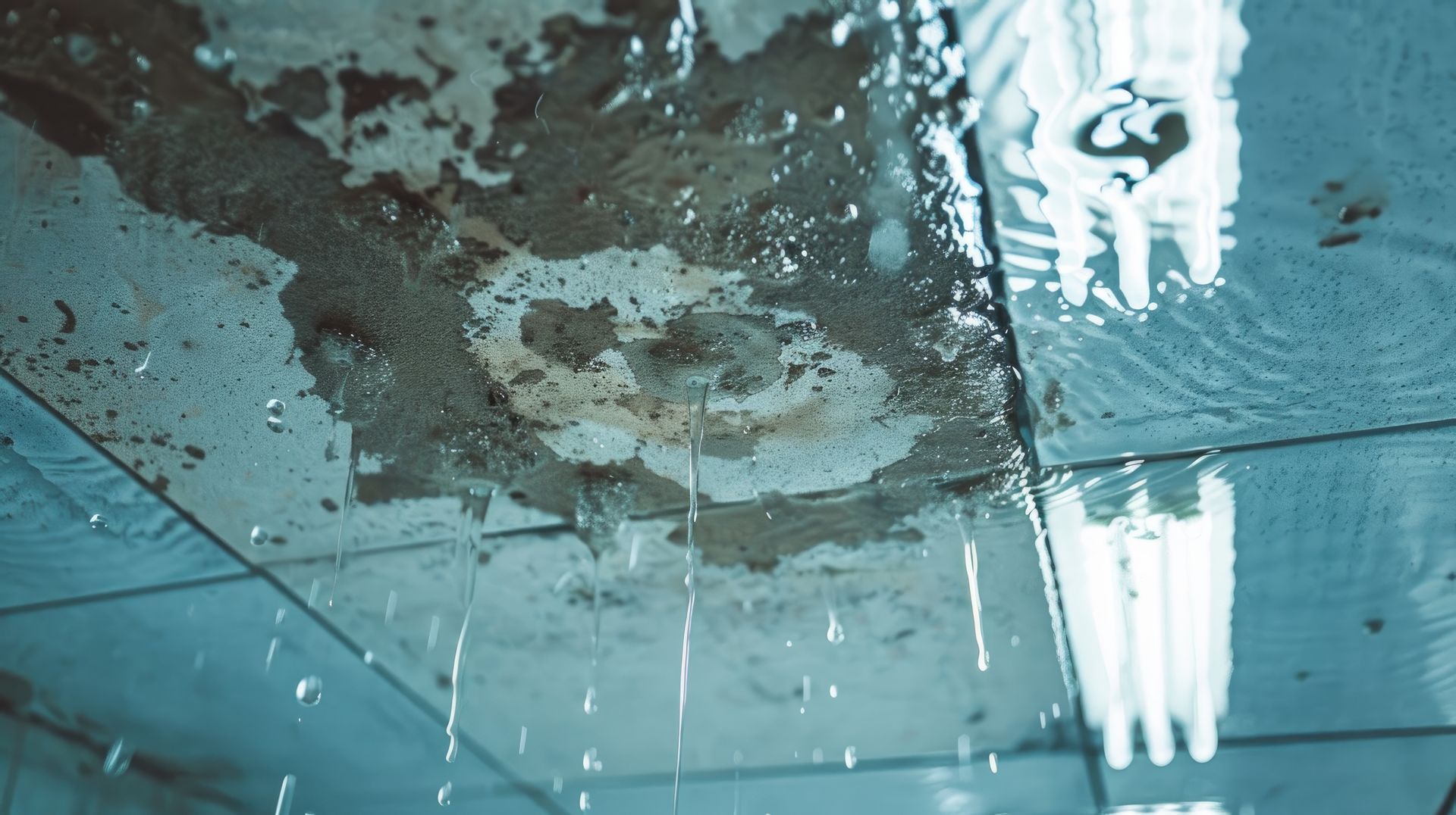 Infiltration d'eau sur toiture