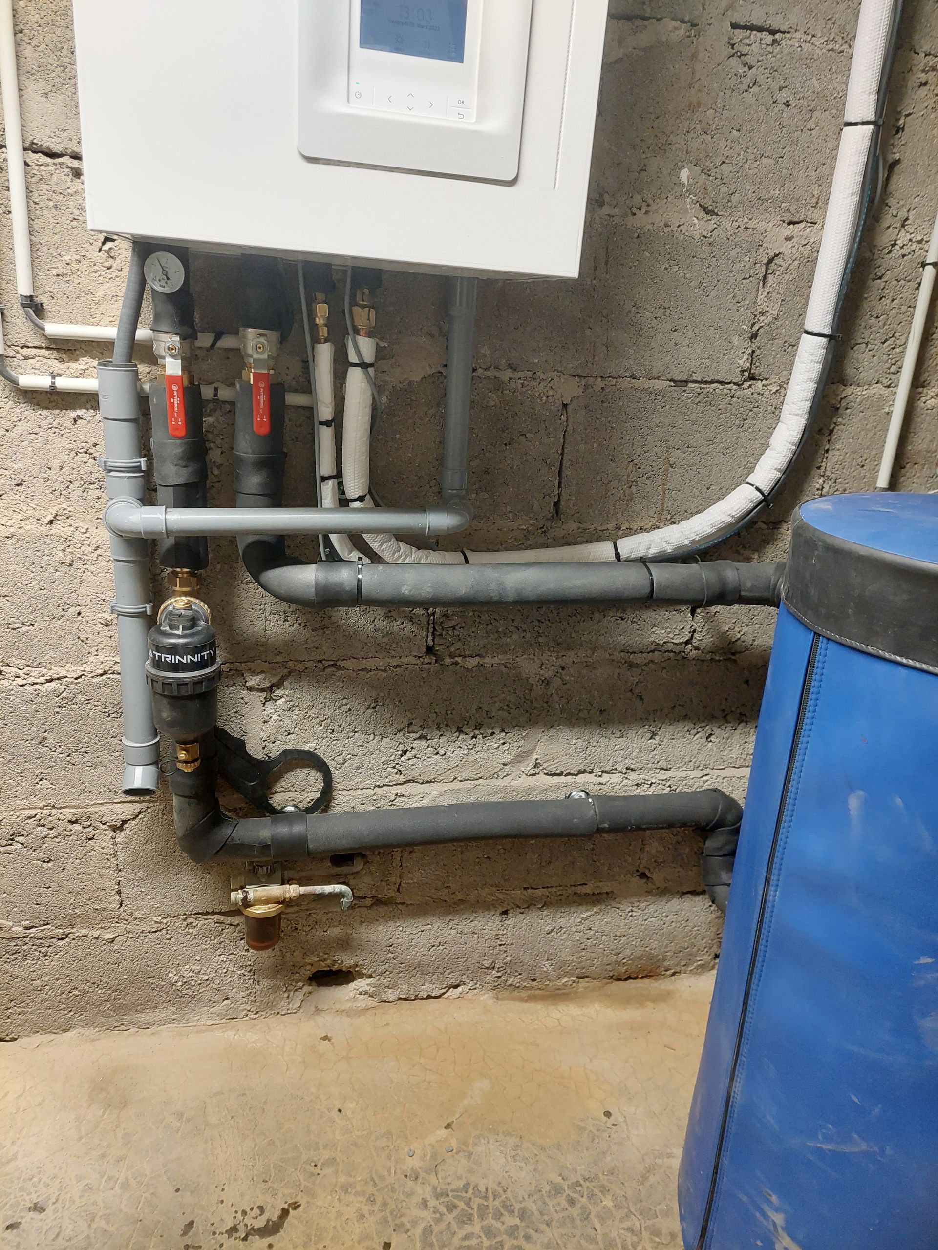 Raccordement chaudière