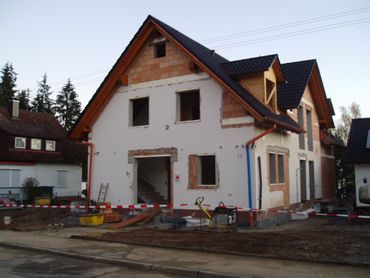 Rohbau eines Hauses
