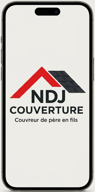 Accueil Smartphone avec logo NDJ Couverture.