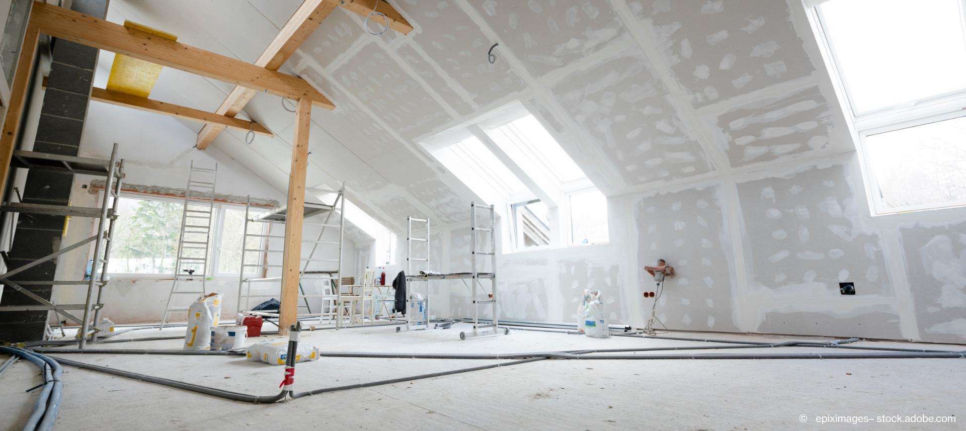 Neu renoviertes Dachgeschoss