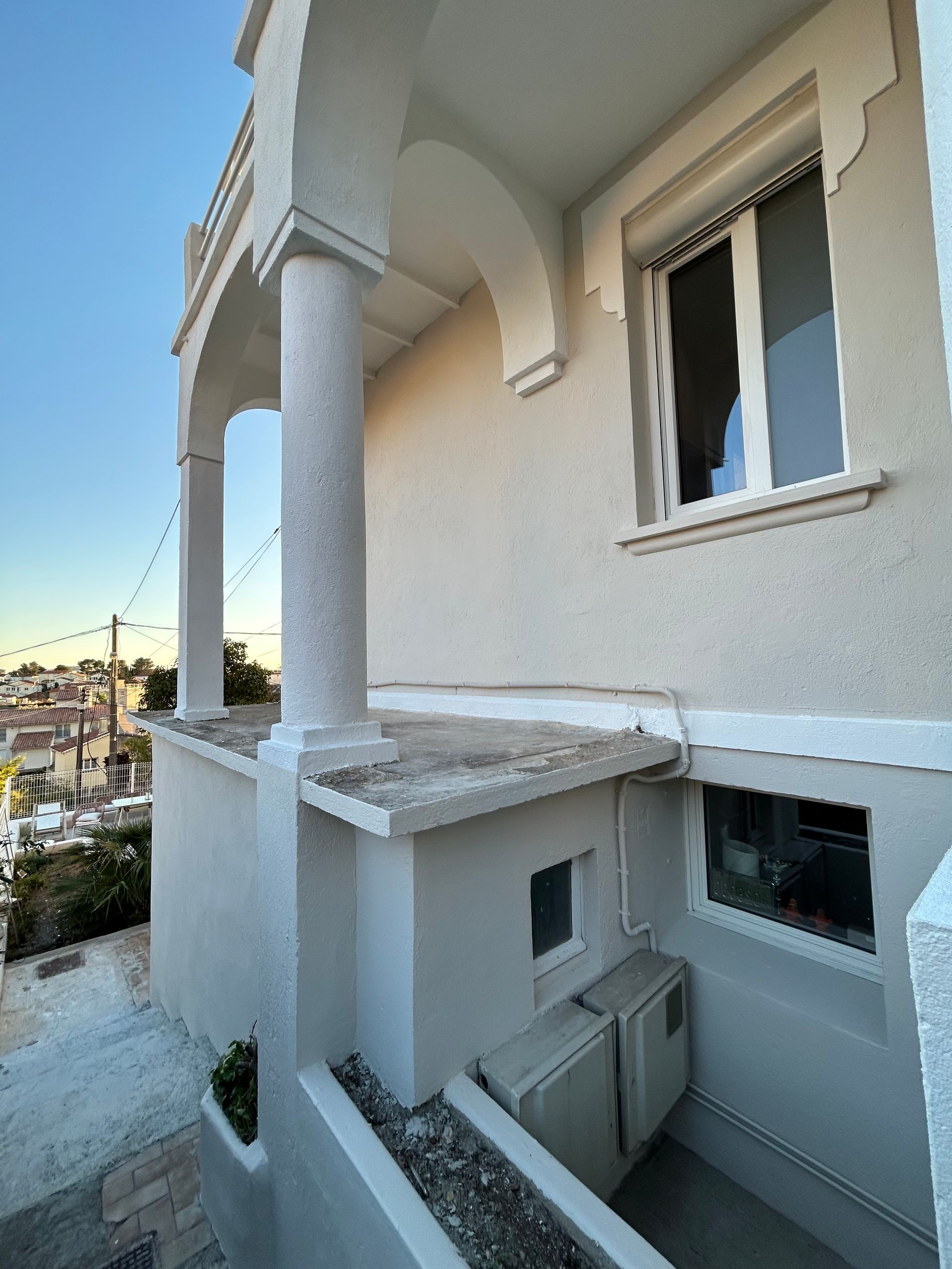 Détails d'entrée de service après rénovation