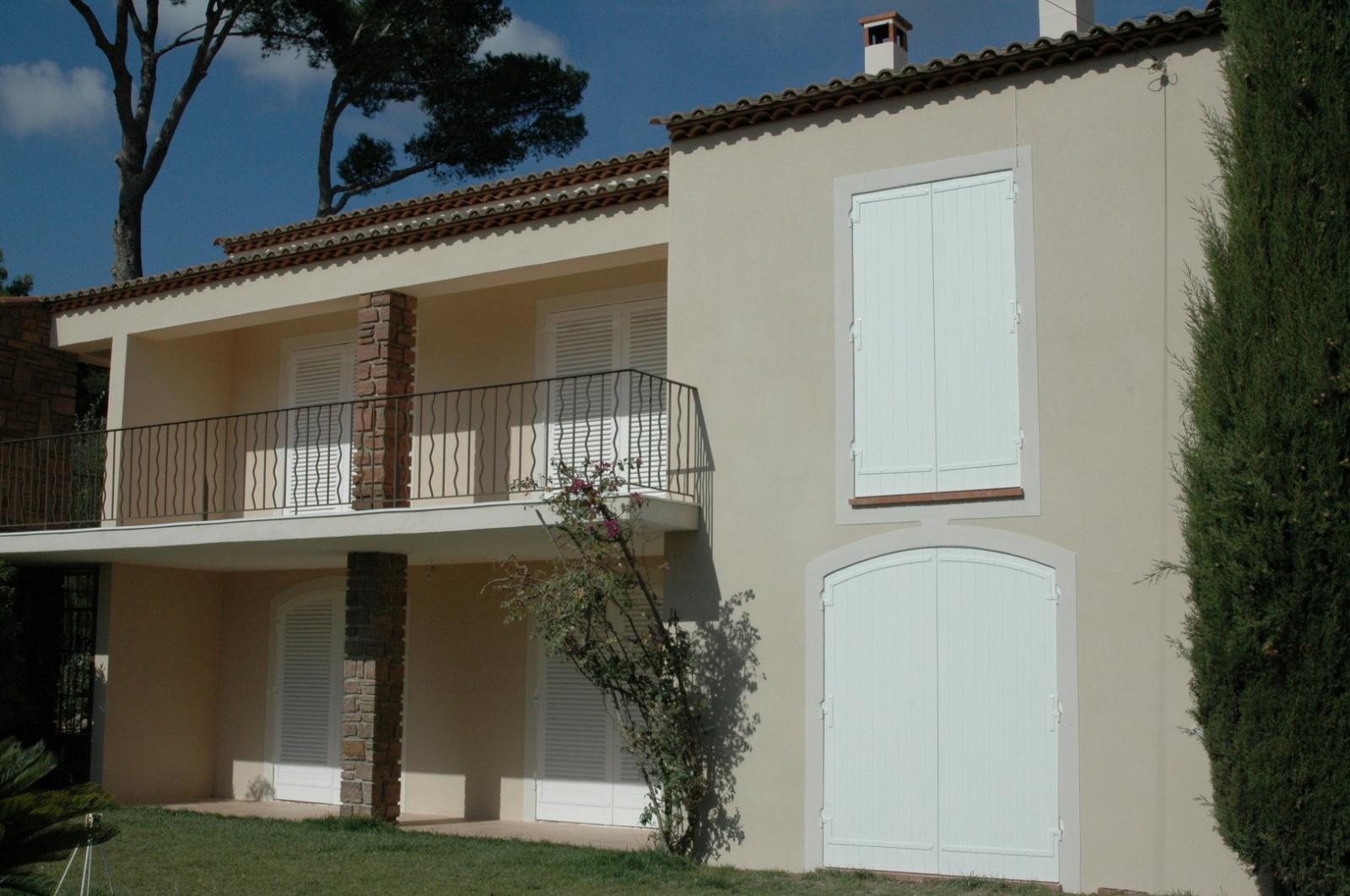 Façade à étage après travaux de rénovation