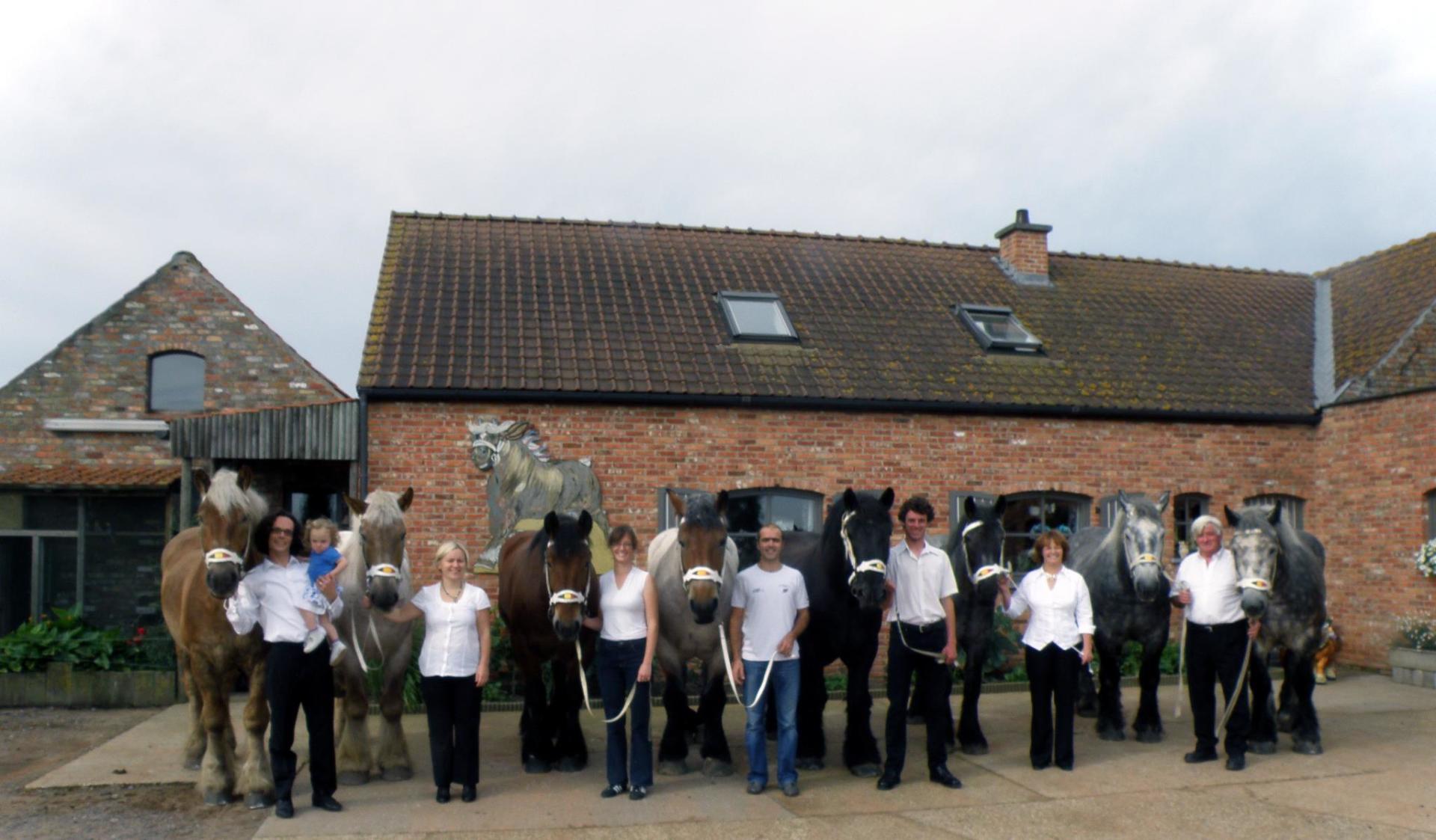 Het team van De Paardenhoeve