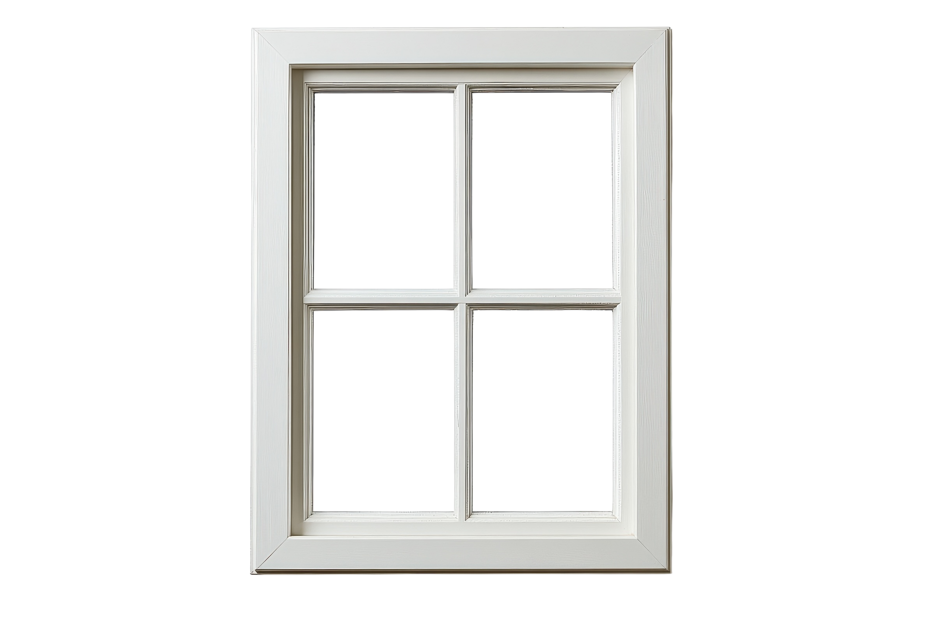 Une fenêtre blanche.