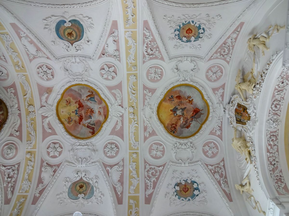 Stuckiertes Gewölbe