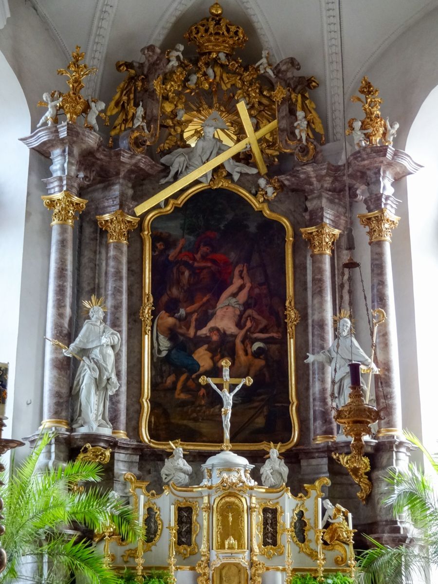 Hochaltar mit Gemälde: 