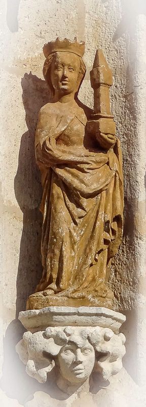 Heilige Barbara mit Turm