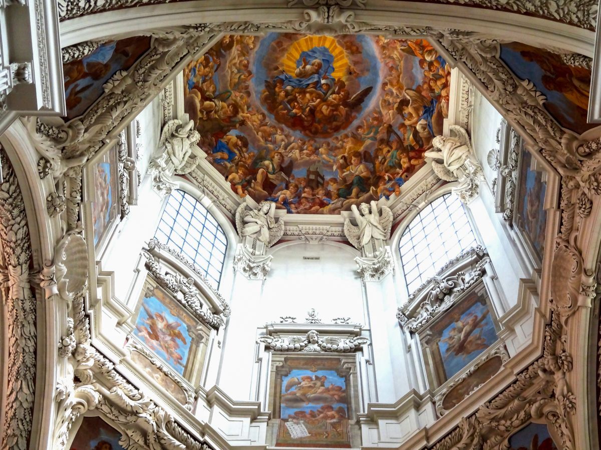 Deckenfresko der Vierungskuppel 