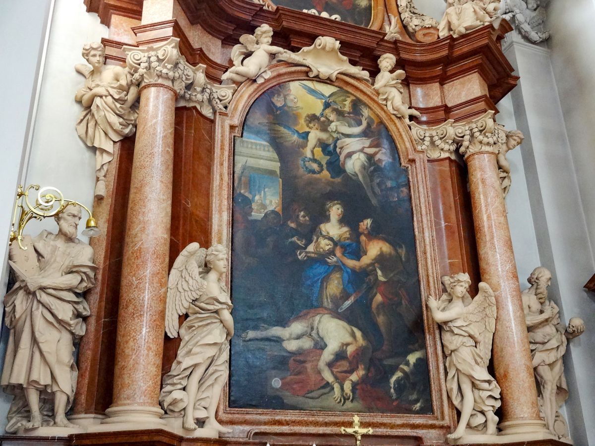 Seitenaltar mit Altarbild 