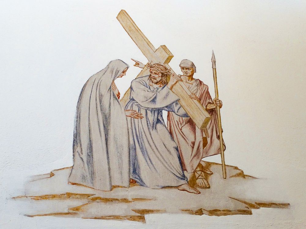 4. Station: Jesus begegnet seiner Mutter