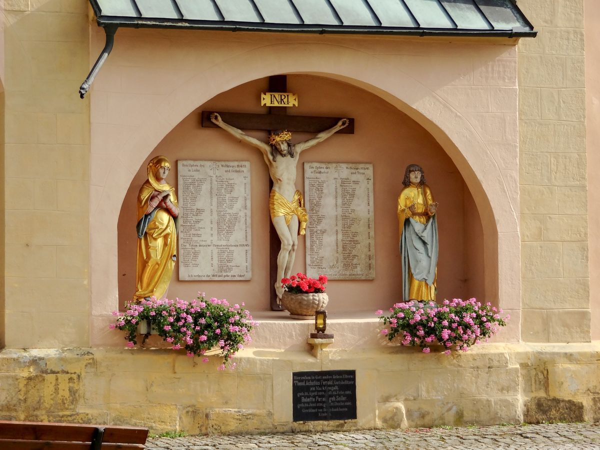 Kreuzigungsgruppe aus der Werkstatt Tilman Riemenschneiders