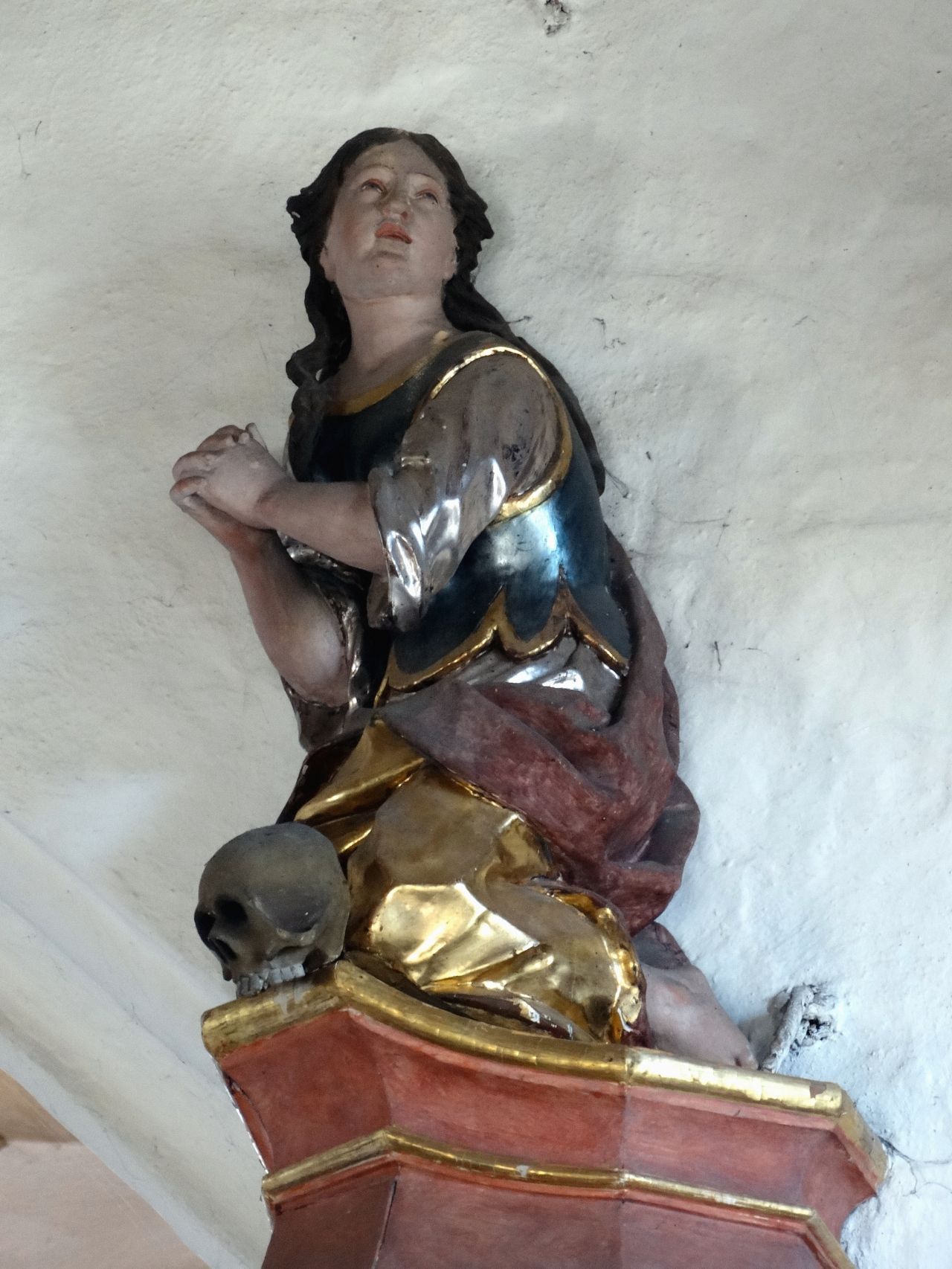 Kanzelfigur Maria Magdalena