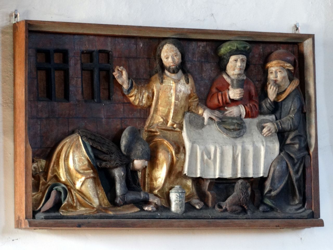 Fußwaschung Jesu durch Maria Magdalena