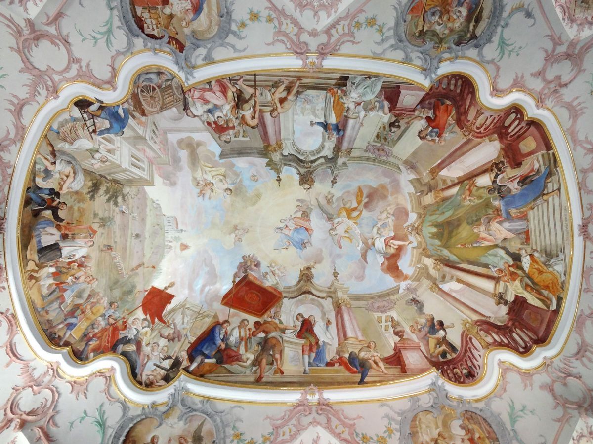 Deckenfresko in der Wallfahrtskirche