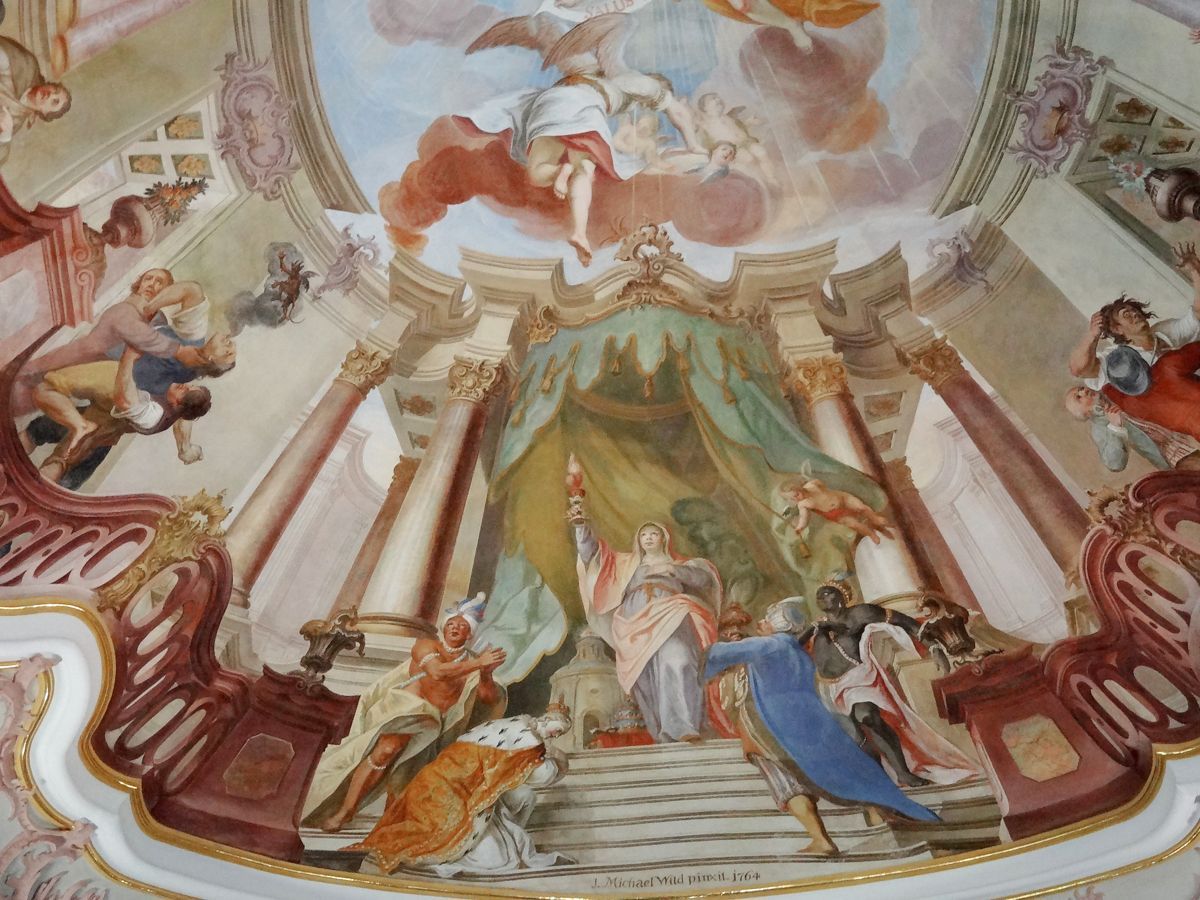 Ecclesia mit den vier Erdteilen