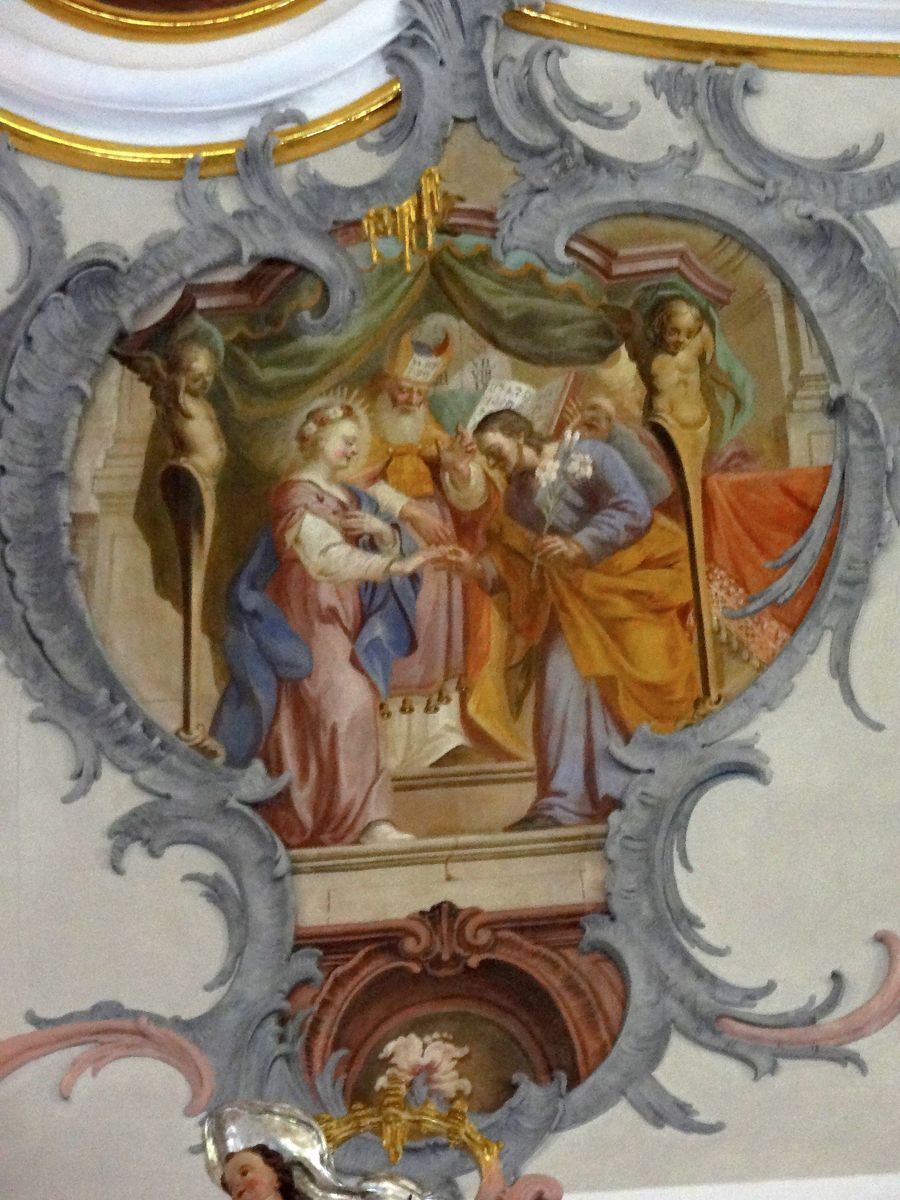 Josef erwählt Maria zur Braut