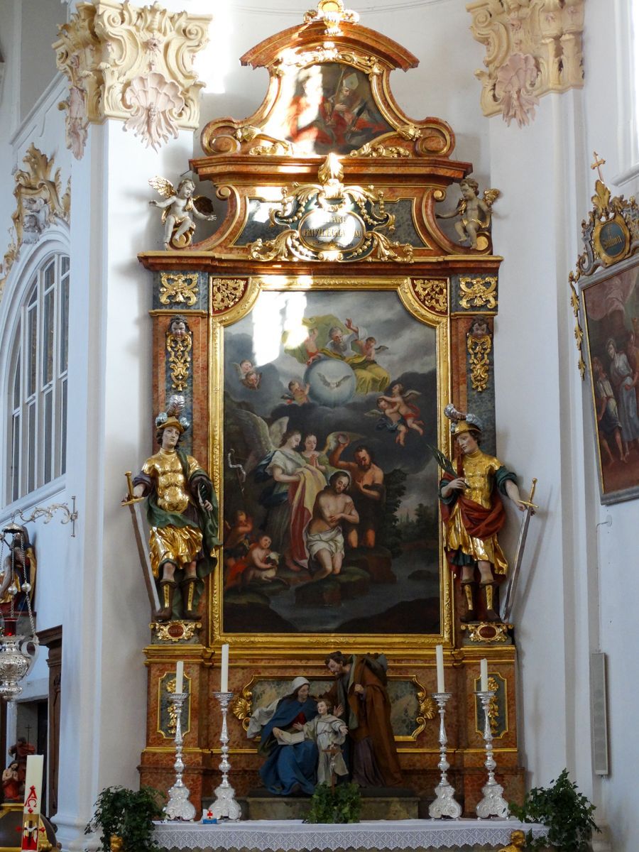 Rechter Seitenaltar Johannes der Täufer