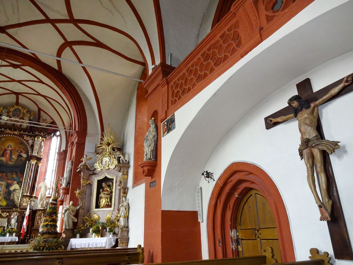 Lebensgroßes Christuskreuz aus dem 15. Jhdt.