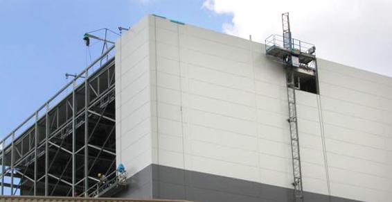 Plateforme à crémaillère