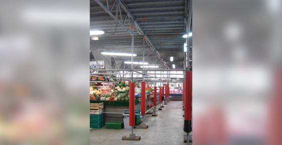 1070 M2 de plateforme au marché Victor Hugo, Bordeaux