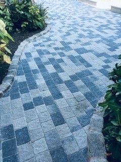 Allée avec des pavés